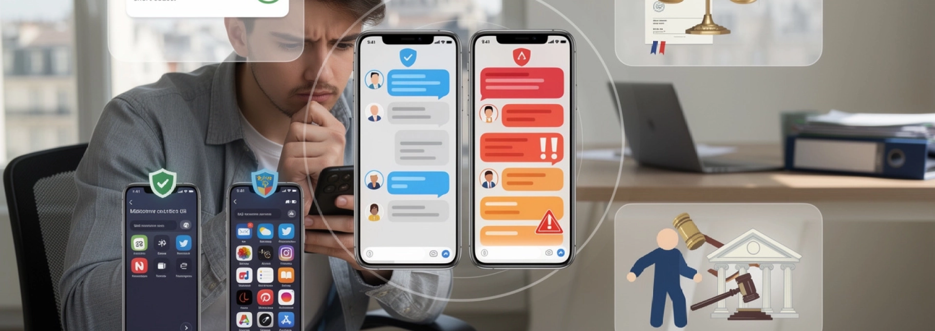 Comment réagir face à une demande de recouvrement par SMS